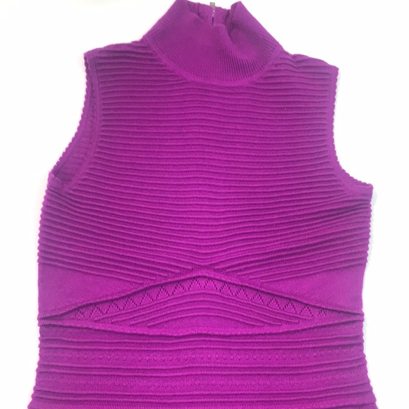 Cynthia Steffe knit turtleneck dress in medium purple, size 2, EUC - Picture 7 of 10